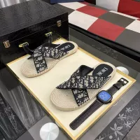 Cheap Christian Dior Slippers For Men #1330848 Replica Wholesale [$60.00 USD] [ITEM#1330848] on Replica Christian Dior Slippers