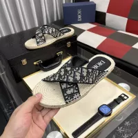 Cheap Christian Dior Slippers For Men #1330848 Replica Wholesale [$60.00 USD] [ITEM#1330848] on Replica Christian Dior Slippers