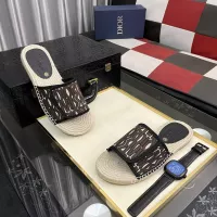Cheap Christian Dior Slippers For Men #1330851 Replica Wholesale [$60.00 USD] [ITEM#1330851] on Replica Christian Dior Slippers