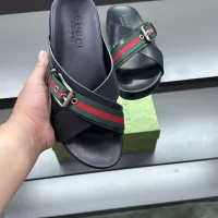 Cheap Gucci Slippers For Men #1330904 Replica Wholesale [$56.00 USD] [ITEM#1330904] on Replica Gucci Slippers