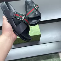 Cheap Gucci Slippers For Men #1330904 Replica Wholesale [$56.00 USD] [ITEM#1330904] on Replica Gucci Slippers