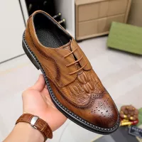 Cheap Gucci Oxfords Shoes For Men #1330930 Replica Wholesale [$85.00 USD] [ITEM#1330930] on Replica Gucci Oxfords Shoes