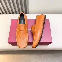 Cheap Salvatore Ferragamo Leather Shoes For Men #1330935 Replica Wholesale [$100.00 USD] [ITEM#1330935] on Replica Salvatore Ferragamo Leather Shoes