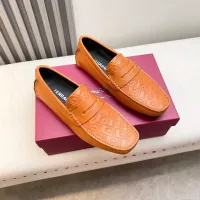 Cheap Salvatore Ferragamo Leather Shoes For Men #1330935 Replica Wholesale [$100.00 USD] [ITEM#1330935] on Replica Salvatore Ferragamo Leather Shoes