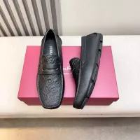 Cheap Salvatore Ferragamo Leather Shoes For Men #1330938 Replica Wholesale [$100.00 USD] [ITEM#1330938] on Replica Salvatore Ferragamo Leather Shoes