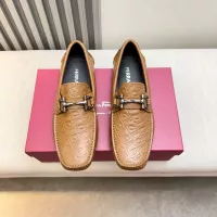 Cheap Salvatore Ferragamo Leather Shoes For Men #1330939 Replica Wholesale [$100.00 USD] [ITEM#1330939] on Replica Salvatore Ferragamo Leather Shoes