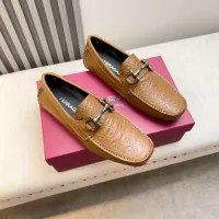 Cheap Salvatore Ferragamo Leather Shoes For Men #1330939 Replica Wholesale [$100.00 USD] [ITEM#1330939] on Replica Salvatore Ferragamo Leather Shoes