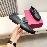 Cheap Salvatore Ferragamo Leather Shoes For Men #1330942 Replica Wholesale [$100.00 USD] [ITEM#1330942] on Replica Salvatore Ferragamo Leather Shoes