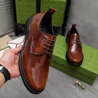 Cheap Gucci Oxfords Shoes For Men #1330998 Replica Wholesale [$100.00 USD] [ITEM#1330998] on Replica Gucci Oxfords Shoes