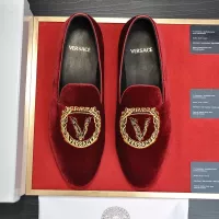 Cheap Versace Leather Shoes For Men #1331027 Replica Wholesale [$85.00 USD] [ITEM#1331027] on Replica Versace Leather Shoes
