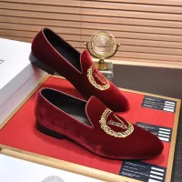 Cheap Versace Leather Shoes For Men #1331027 Replica Wholesale [$85.00 USD] [ITEM#1331027] on Replica Versace Leather Shoes