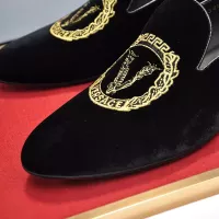 Cheap Versace Leather Shoes For Men #1331028 Replica Wholesale [$85.00 USD] [ITEM#1331028] on Replica Versace Leather Shoes