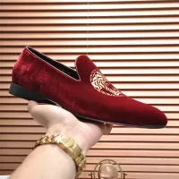 Cheap Versace Leather Shoes For Men #1331029 Replica Wholesale [$85.00 USD] [ITEM#1331029] on Replica Versace Leather Shoes