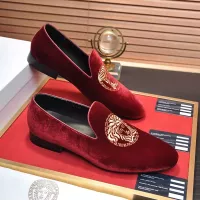 Cheap Versace Leather Shoes For Men #1331029 Replica Wholesale [$85.00 USD] [ITEM#1331029] on Replica Versace Leather Shoes