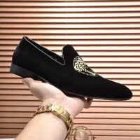 Cheap Versace Leather Shoes For Men #1331031 Replica Wholesale [$85.00 USD] [ITEM#1331031] on Replica Versace Leather Shoes
