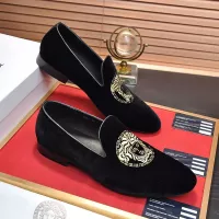 Cheap Versace Leather Shoes For Men #1331031 Replica Wholesale [$85.00 USD] [ITEM#1331031] on Replica Versace Leather Shoes