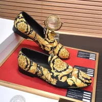 Cheap Versace Leather Shoes For Men #1331033 Replica Wholesale [$85.00 USD] [ITEM#1331033] on Replica Versace Leather Shoes