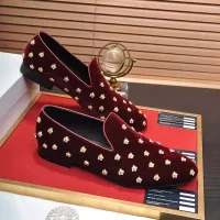 Cheap Versace Leather Shoes For Men #1331034 Replica Wholesale [$88.00 USD] [ITEM#1331034] on Replica Versace Leather Shoes