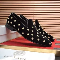 Cheap Versace Leather Shoes For Men #1331035 Replica Wholesale [$88.00 USD] [ITEM#1331035] on Replica Versace Leather Shoes