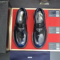 Cheap Prada Leather Shoes For Men #1331041 Replica Wholesale [$140.00 USD] [ITEM#1331041] on Replica Prada Leather Shoes