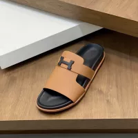 Cheap Hermes Slippers For Men #1331077 Replica Wholesale [$82.00 USD] [ITEM#1331077] on Replica Hermes Slippers
