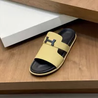 Cheap Hermes Slippers For Men #1331087 Replica Wholesale [$82.00 USD] [ITEM#1331087] on Replica Hermes Slippers