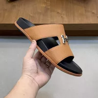 Cheap Hermes Slippers For Men #1331115 Replica Wholesale [$82.00 USD] [ITEM#1331115] on Replica Hermes Slippers
