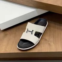 Cheap Hermes Slippers For Men #1331120 Replica Wholesale [$82.00 USD] [ITEM#1331120] on Replica Hermes Slippers