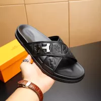 Cheap Hermes Slippers For Men #1331172 Replica Wholesale [$68.00 USD] [ITEM#1331172] on Replica Hermes Slippers
