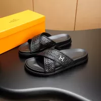Cheap Hermes Slippers For Men #1331175 Replica Wholesale [$68.00 USD] [ITEM#1331175] on Replica Hermes Slippers