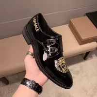 Cheap Versace Leather Shoes For Men #1331213 Replica Wholesale [$85.00 USD] [ITEM#1331213] on Replica Versace Leather Shoes