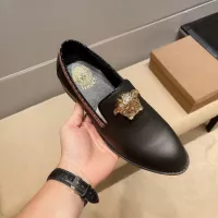 Cheap Versace Leather Shoes For Men #1331214 Replica Wholesale [$85.00 USD] [ITEM#1331214] on Replica Versace Leather Shoes