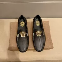 Cheap Versace Leather Shoes For Men #1331248 Replica Wholesale [$76.00 USD] [ITEM#1331248] on Replica Versace Leather Shoes
