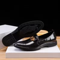 Cheap Versace Leather Shoes For Men #1331253 Replica Wholesale [$85.00 USD] [ITEM#1331253] on Replica Versace Leather Shoes