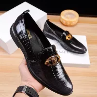 Cheap Versace Leather Shoes For Men #1331253 Replica Wholesale [$85.00 USD] [ITEM#1331253] on Replica Versace Leather Shoes
