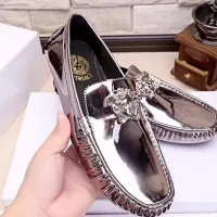 Cheap Versace Leather Shoes For Men #1331255 Replica Wholesale [$76.00 USD] [ITEM#1331255] on Replica Versace Leather Shoes