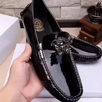 Cheap Versace Leather Shoes For Men #1331260 Replica Wholesale [$76.00 USD] [ITEM#1331260] on Replica Versace Leather Shoes