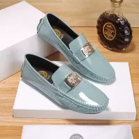 Cheap Versace Leather Shoes For Men #1331265 Replica Wholesale [$76.00 USD] [ITEM#1331265] on Replica Versace Leather Shoes