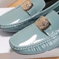 Cheap Versace Leather Shoes For Men #1331265 Replica Wholesale [$76.00 USD] [ITEM#1331265] on Replica Versace Leather Shoes