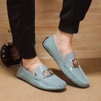 Cheap Versace Leather Shoes For Men #1331265 Replica Wholesale [$76.00 USD] [ITEM#1331265] on Replica Versace Leather Shoes