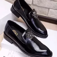 Cheap Versace Leather Shoes For Men #1331266 Replica Wholesale [$85.00 USD] [ITEM#1331266] on Replica Versace Leather Shoes