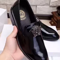 Cheap Versace Leather Shoes For Men #1331266 Replica Wholesale [$85.00 USD] [ITEM#1331266] on Replica Versace Leather Shoes