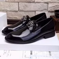 Cheap Versace Leather Shoes For Men #1331266 Replica Wholesale [$85.00 USD] [ITEM#1331266] on Replica Versace Leather Shoes