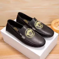 Cheap Versace Leather Shoes For Men #1331267 Replica Wholesale [$76.00 USD] [ITEM#1331267] on Replica Versace Leather Shoes