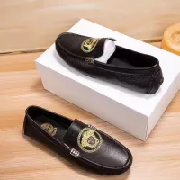 Cheap Versace Leather Shoes For Men #1331267 Replica Wholesale [$76.00 USD] [ITEM#1331267] on Replica Versace Leather Shoes