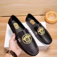 Cheap Versace Leather Shoes For Men #1331267 Replica Wholesale [$76.00 USD] [ITEM#1331267] on Replica Versace Leather Shoes