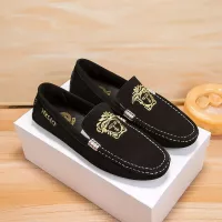Cheap Versace Leather Shoes For Men #1331276 Replica Wholesale [$76.00 USD] [ITEM#1331276] on Replica Versace Leather Shoes