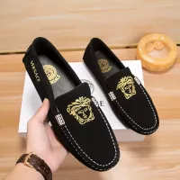 Cheap Versace Leather Shoes For Men #1331276 Replica Wholesale [$76.00 USD] [ITEM#1331276] on Replica Versace Leather Shoes