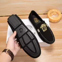 Cheap Versace Leather Shoes For Men #1331276 Replica Wholesale [$76.00 USD] [ITEM#1331276] on Replica Versace Leather Shoes
