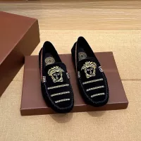 Cheap Versace Leather Shoes For Men #1331277 Replica Wholesale [$76.00 USD] [ITEM#1331277] on Replica Versace Leather Shoes